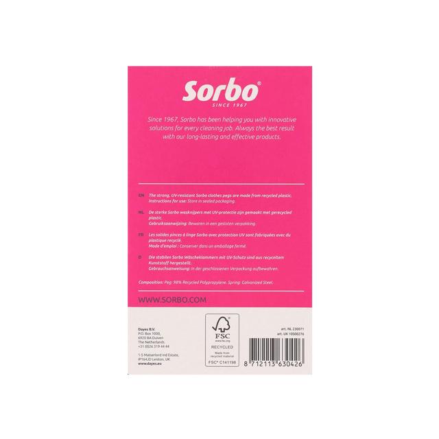 Sorbo Recycled Pegs Pack