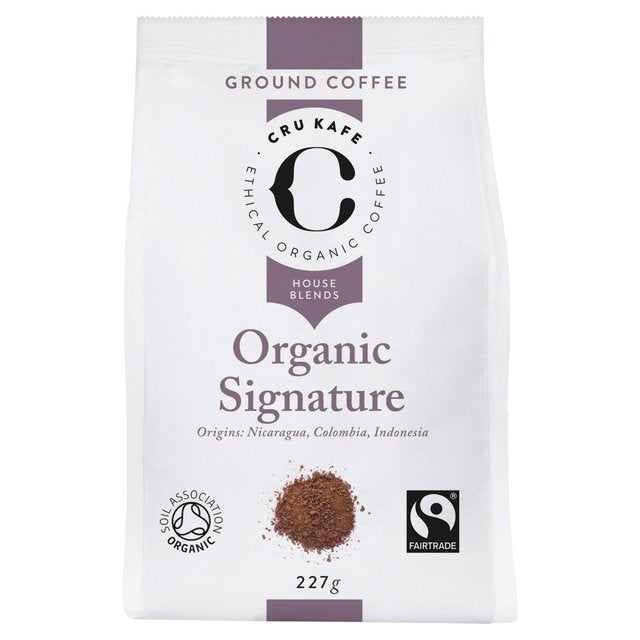 CRU Kafe Organic Fairtrade Signature Ground Coffee   227g