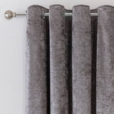 Argos Home charcoal eyelet curtains 117x137cm - British product