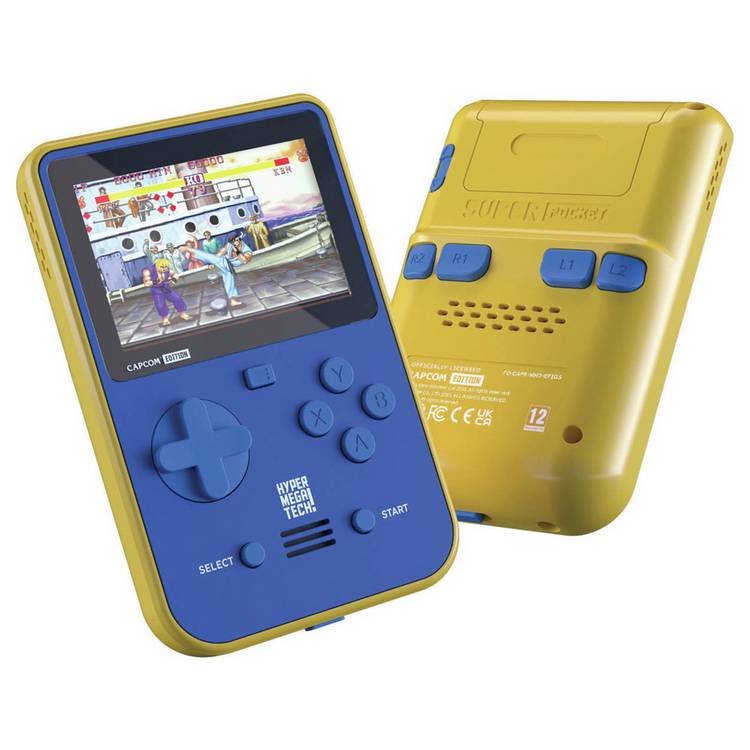Hyper Mega Tech Capcom Super Pocket retro handheld - British product
