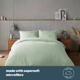 Silentnight bedding set sage green single, UK version