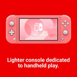Nintendo Switch Lite handheld console coral (British brand)