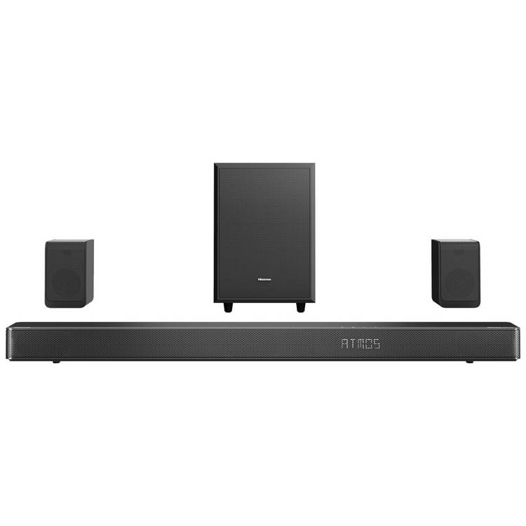 Hisense AX5125H sound bar with rear speakers and subwoofer, UK version
