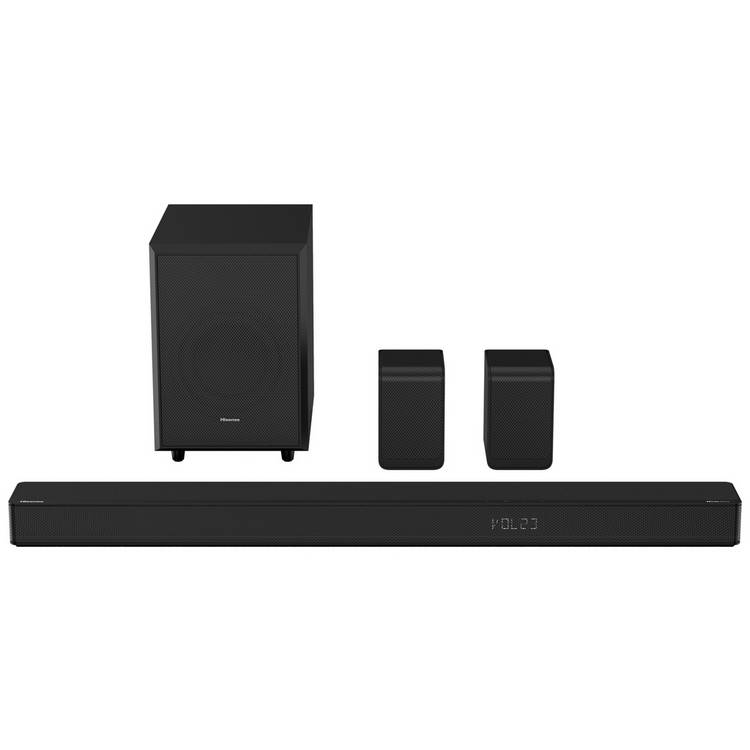 Hisense AX5125H sound bar with rear speakers and subwoofer, UK version