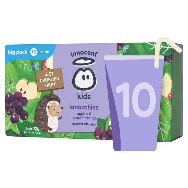 Innocent Kids Smoothies Apple and Blackcurrant   10 x 150ml GOODS M&S   