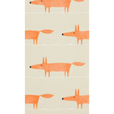 Scion Mr Fox Ginger Wallpaper in warm ginger tones (British brand)