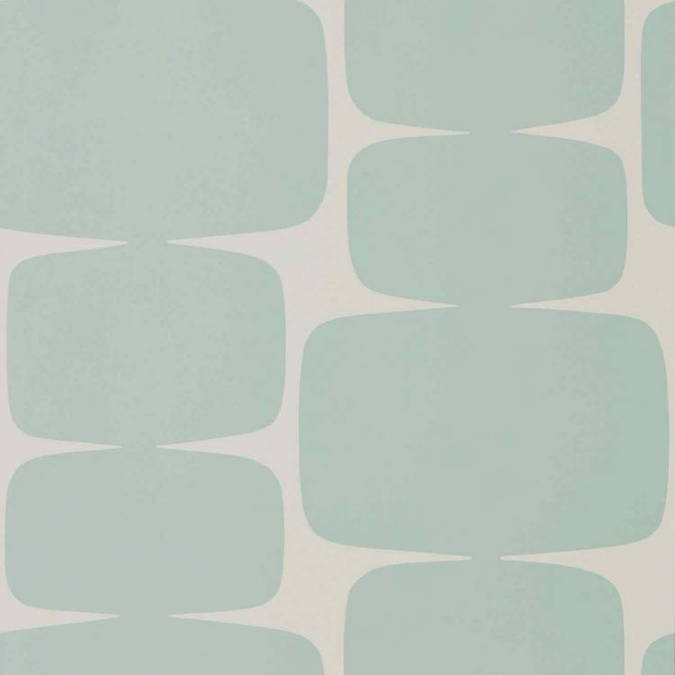 Scion Lokho Mist Blue wallpaper roll - British product