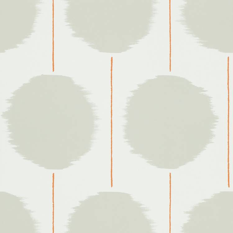 Scion Kimi Chilli Stone Green matte wallpaper, imported from the UK