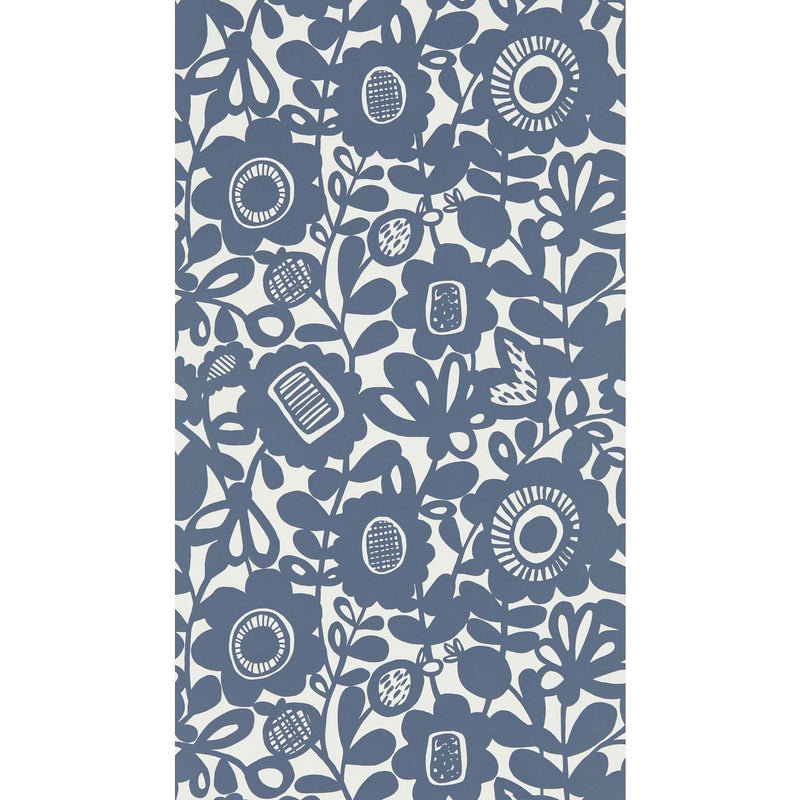 Scion Kukkia Ink wallpaper roll 52cm x 10.05m (British brand)