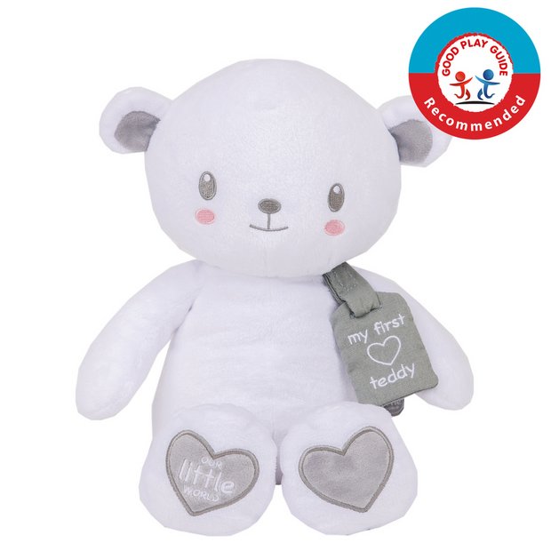 Our Little World My First Teddy soft toy 23cm (British brand)
