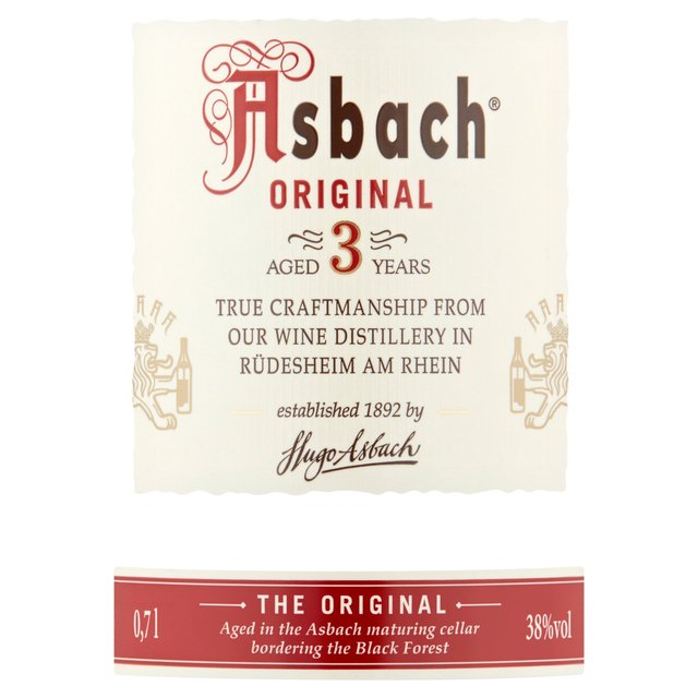 Asbach 3 Year Old German Brandy   70cl