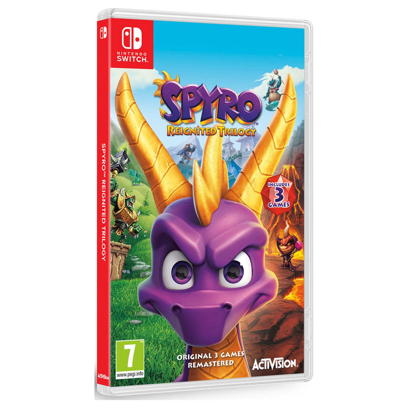Spyro Reignited Trilogy Nintendo Switch game, UK version