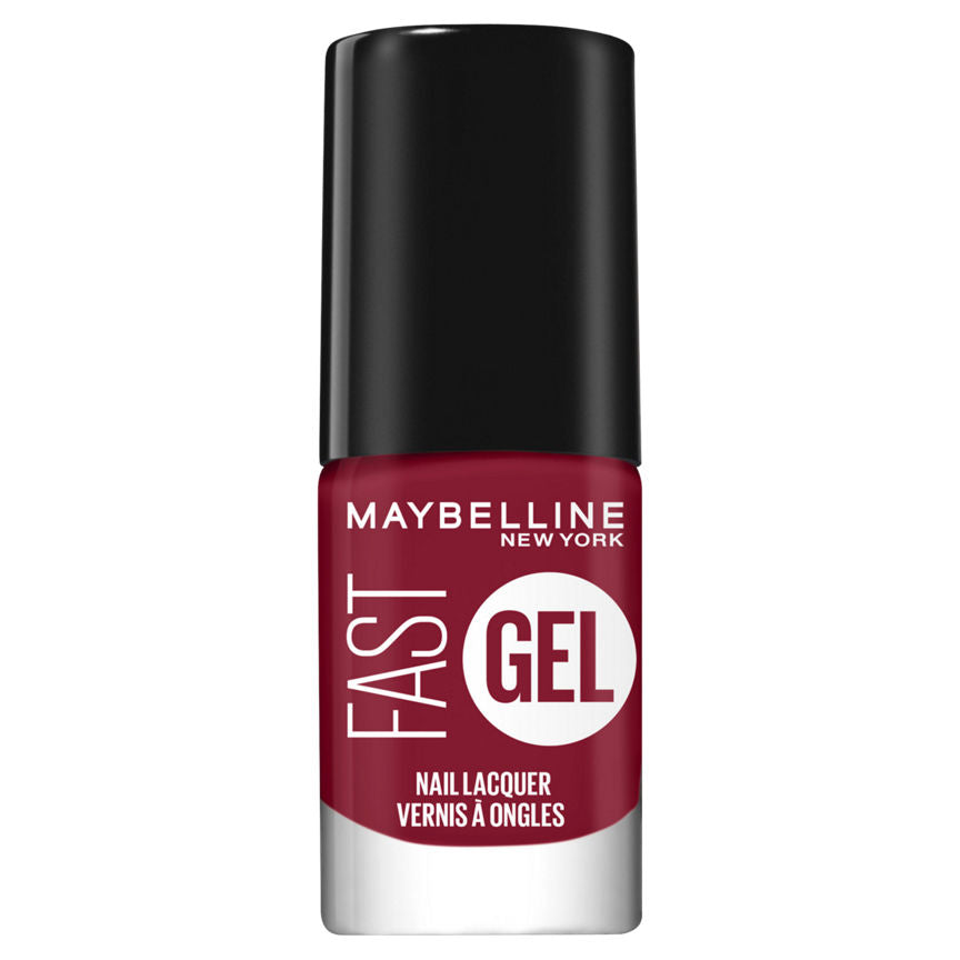 Maybelline Fast Gel Nail Lacquer Fuschsia Ecstasy 10 Long-Lasting Red Nail Polish Make Up & Beauty Accessories ASDA   