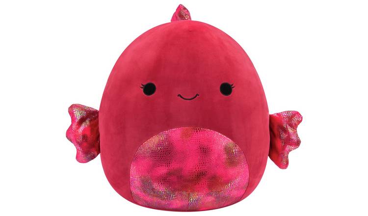 Original Squishmallows 16-inch - Barella the Raspberry Fish GOODS Argos