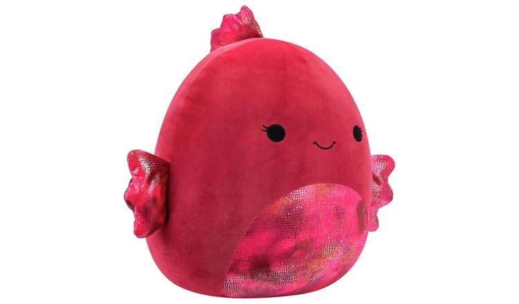 Original Squishmallows 16-inch - Barella the Raspberry Fish GOODS Argos