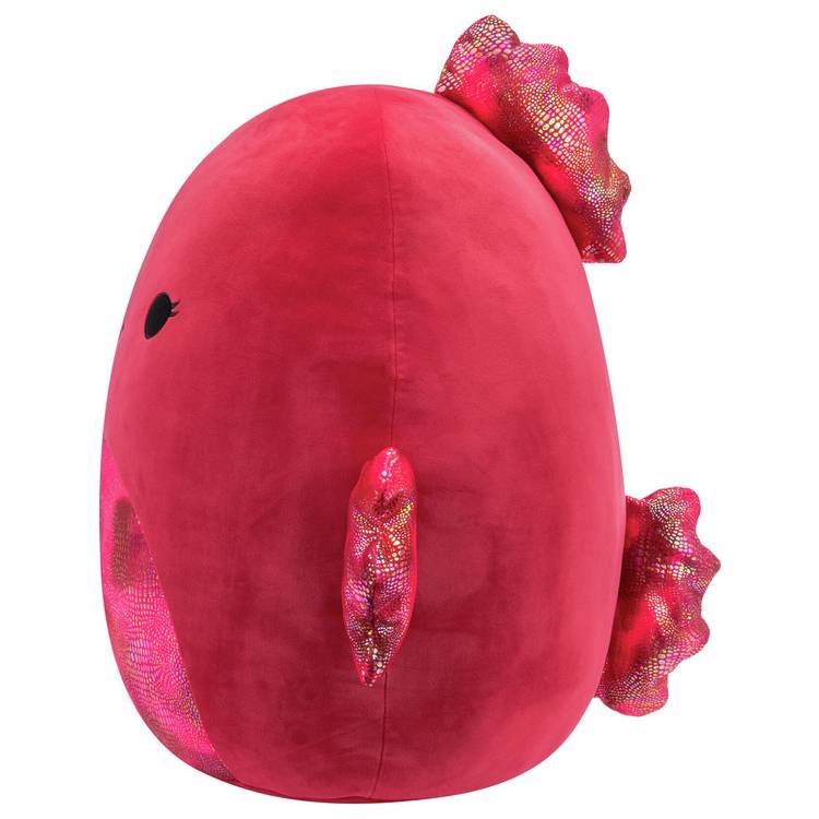 Squishmallows Barella Raspberry Fish plush 16-inch, imported from the UK