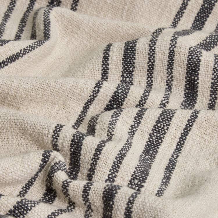 Habitat natural stripe throw 125x150cm, imported from the UK