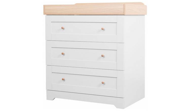 Tutti Bambini Rio Chest Changer - Dove Grey And Oak