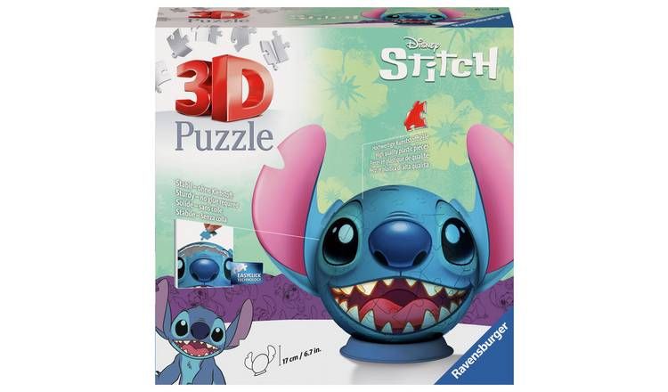 Ravensburger Stitch with Ears 3D Puzzle Ball GOODS Argos