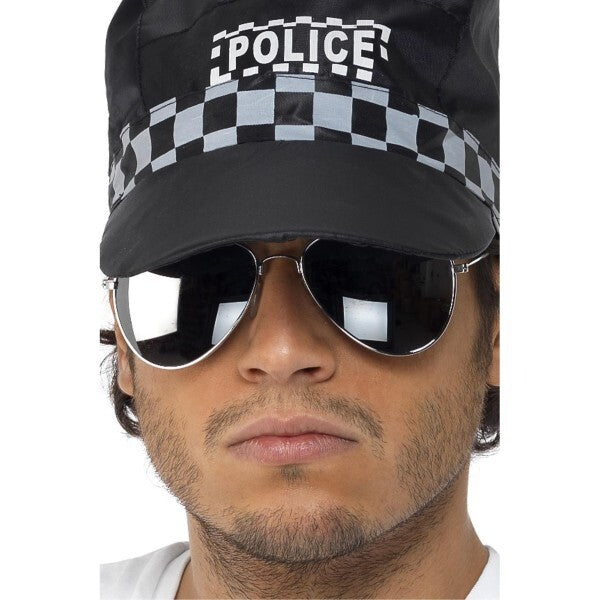 Smiffys aviator specs silver mirror, UK version