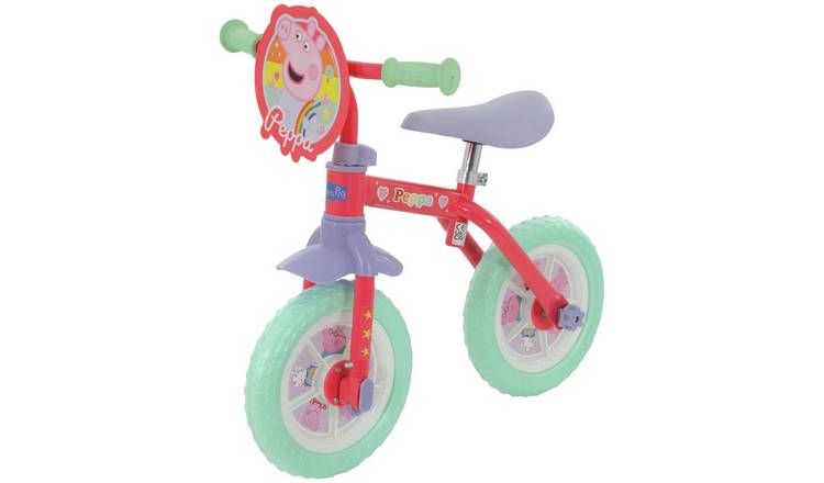 Peppa Pig 2-in-1 10 Inch Wheel Size Training Bike