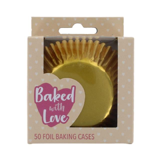 Gold Cupcake Cases   50 per pack GOODS M&S   