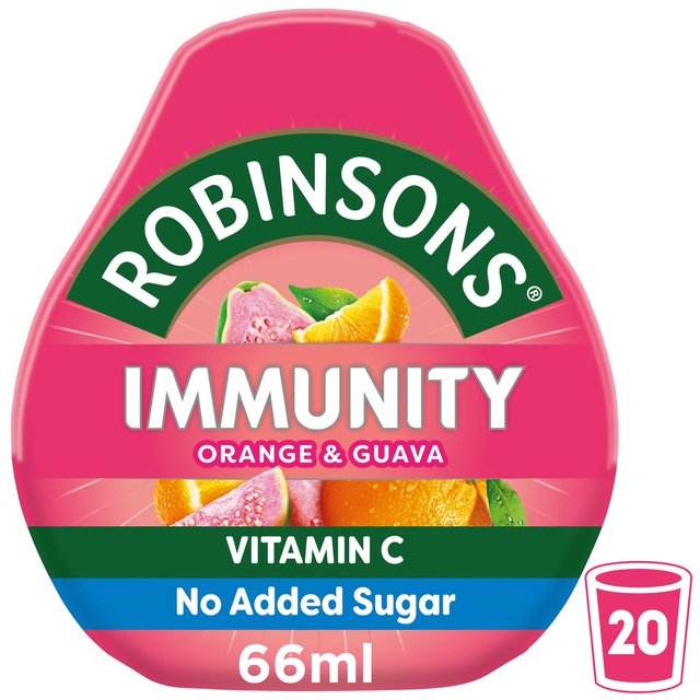 Robinsons Mini Immunity Orange & Guava No Added Sugar Squash   66ml GOODS M&S   