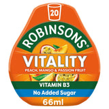 Robinsons Mini Vitality Peach Mango & Passion Fruit No Added Sugar Squash   66ml GOODS M&S   