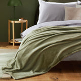 Argos Home Fleece Throw - Sage - 125x150cm