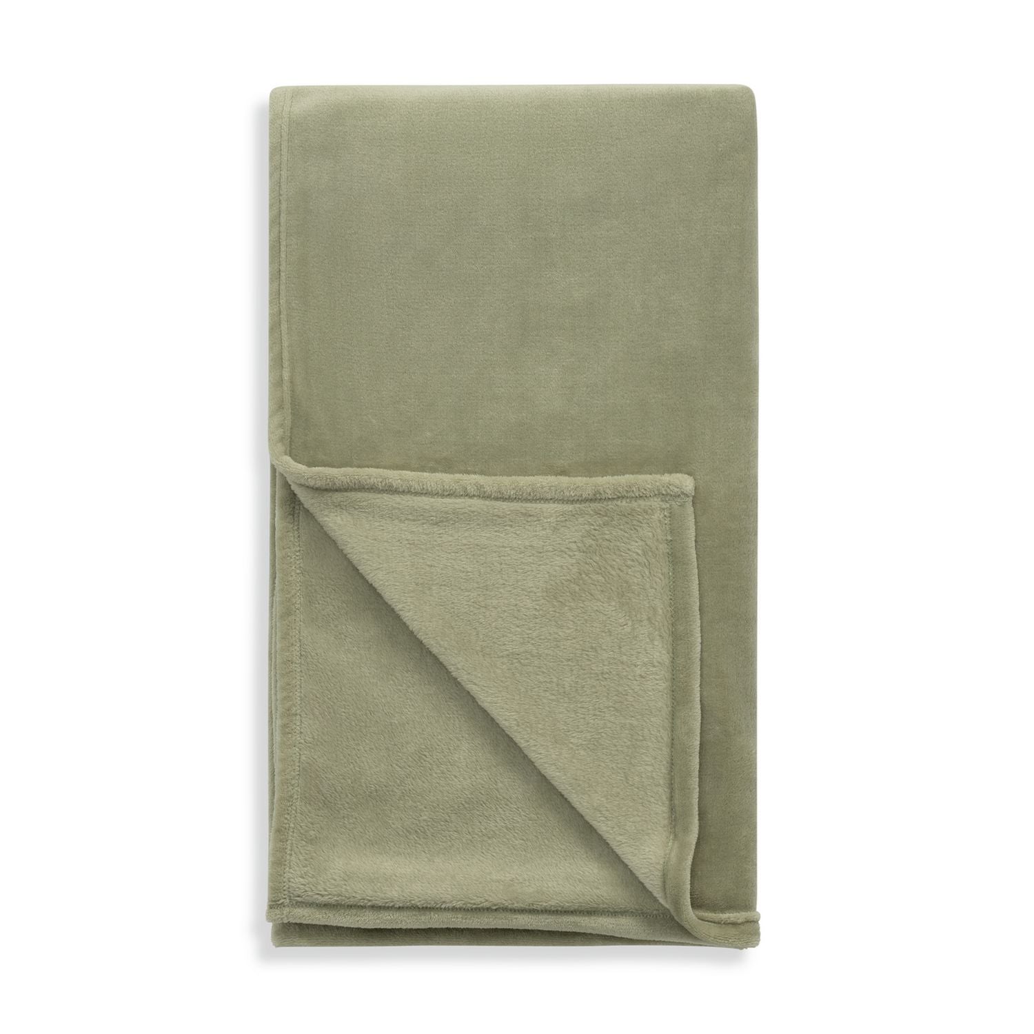 Argos Home Fleece Throw - Sage - 125x150cm