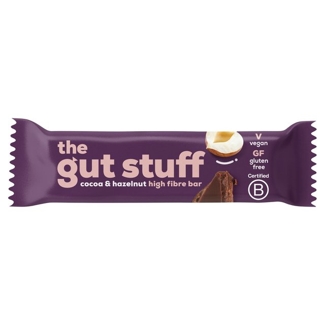 The Gut Stuff Cocoa & Hazelnut Fruit & Nut High Fibre Bar   35g GOODS M&S   