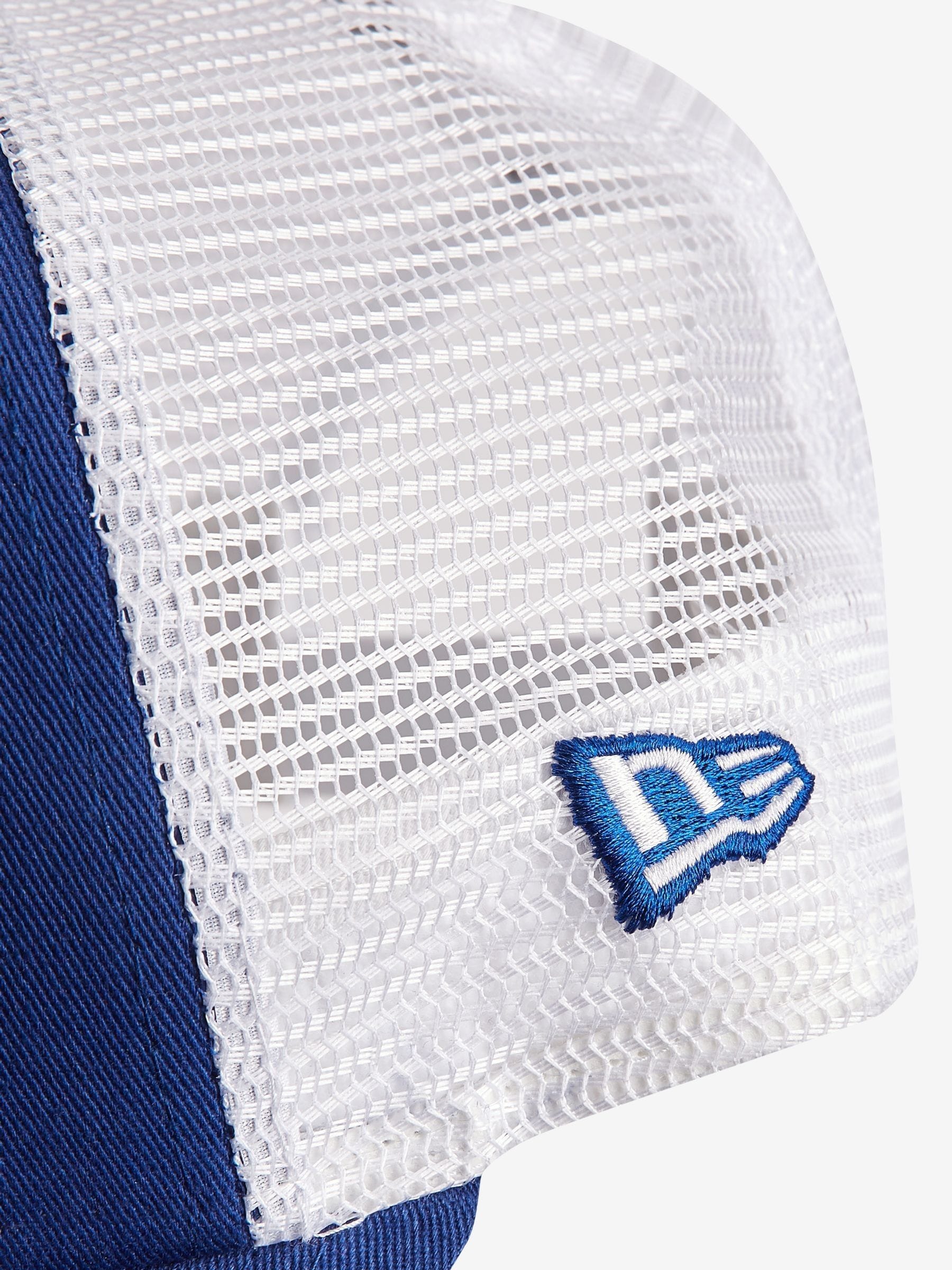 New Era LA Dodgers Trucker Kappe blau weiß, UK Version