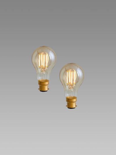 Next 2 Pack 4W LED BC Retro GLS Light Bulbs- Buy online at McGrocer