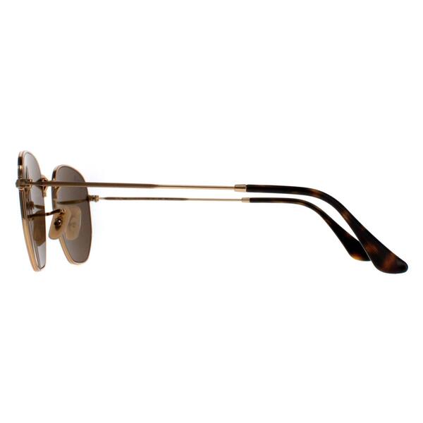 Ray-Ban hexagonal sunglasses gold polarised 51mm, imported from the UK