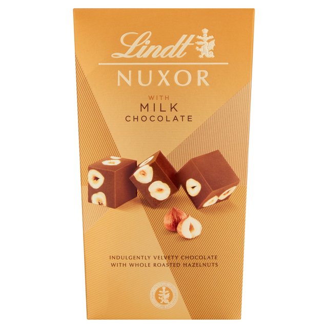 Lindt NUXOR Milk Gianduja Chocolate with Hazelnuts   165g GOODS M&S   