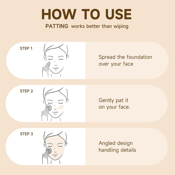 Livingandhome foundation puff 7cm makeup sponge (British brand)