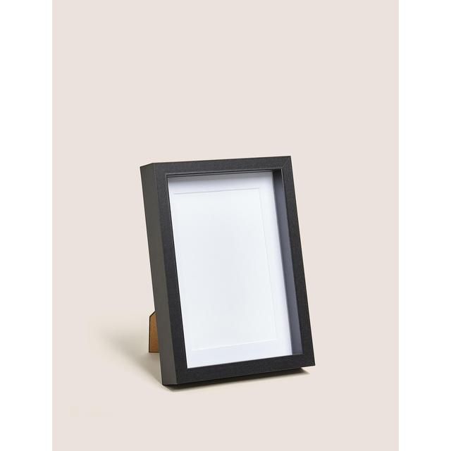 M&S 4x6 Single Photo Frame Black GOODS M&S   