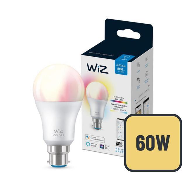 WiZ White & Colour Smart LED Light Bayonet Fitting GOODS M&S   