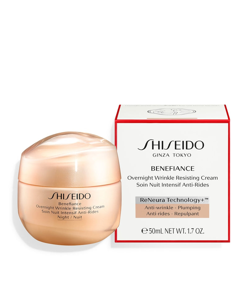 Shiseido Benefiance Overnight Wrinkle Resisting Cream 50ml (British brand)