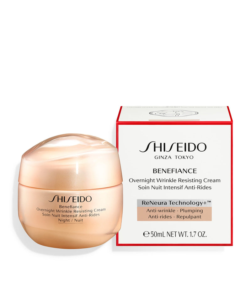 Shiseido Benefiance Overnight Wrinkle Resisting Cream 50ml (British brand)