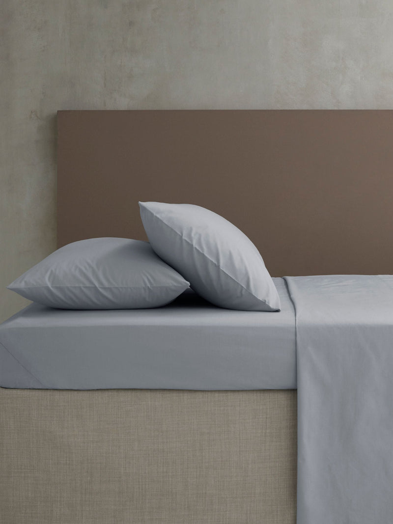 Catherine Lansfield Set of 2 Grey Easy Care Percale Pillowcases
