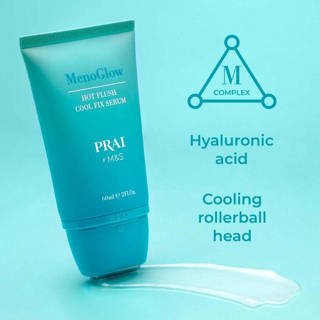 PRAI Beauty MenoGlow Hot Flush Cool Fix Serum   60ml GOODS M&S   