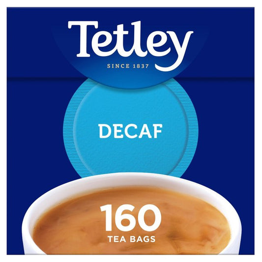 Tetley Decaffeinated Tea Bags   160 per pack