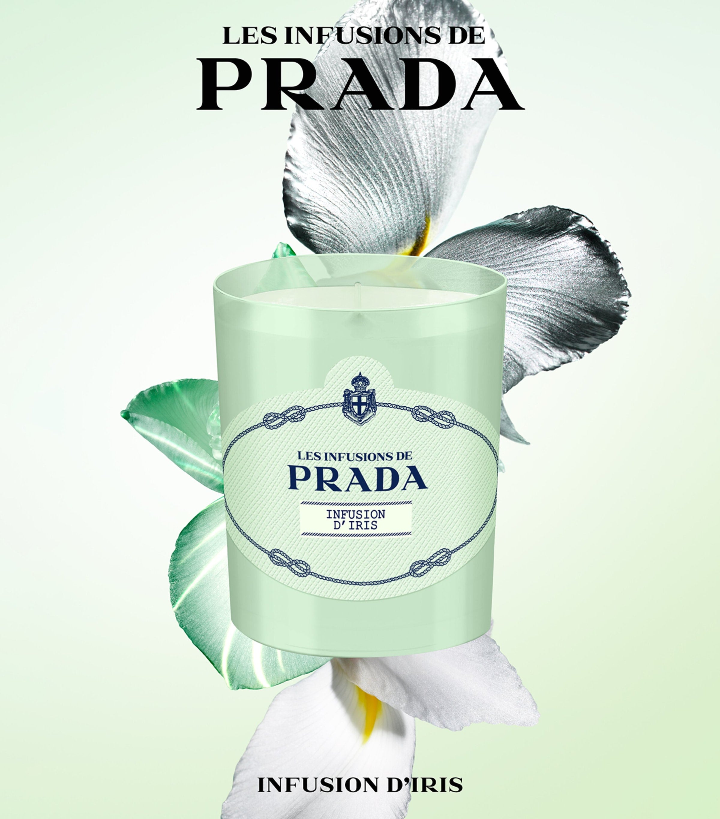 Prada Infusion d'Iris scented candle 165g, imported from the UK