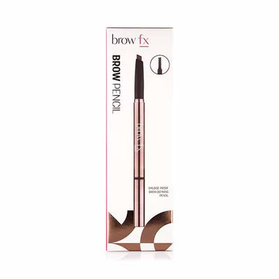 Superdrug Brow Fx Eyebrow Pencil With Grooming Brush Warm Dark Brown- Buy online at McGrocer
