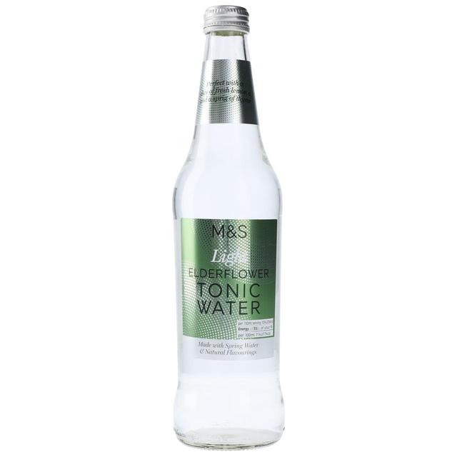 M&S Light Elderflower Tonic Water   500ml