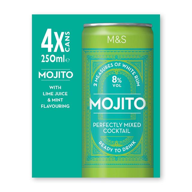 M&S Mojito   4 x 250ml GOODS M&S   