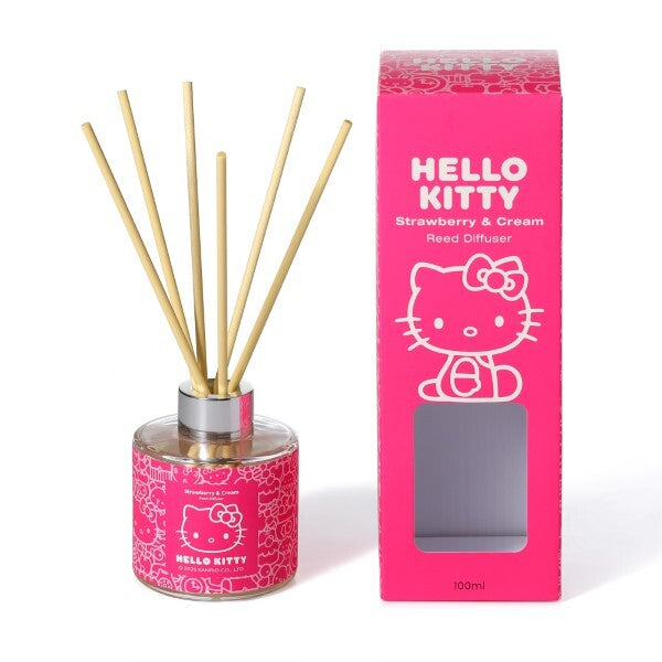 Hello Kitty Strawberry & Cream reed diffuser 100ml (British brand)
