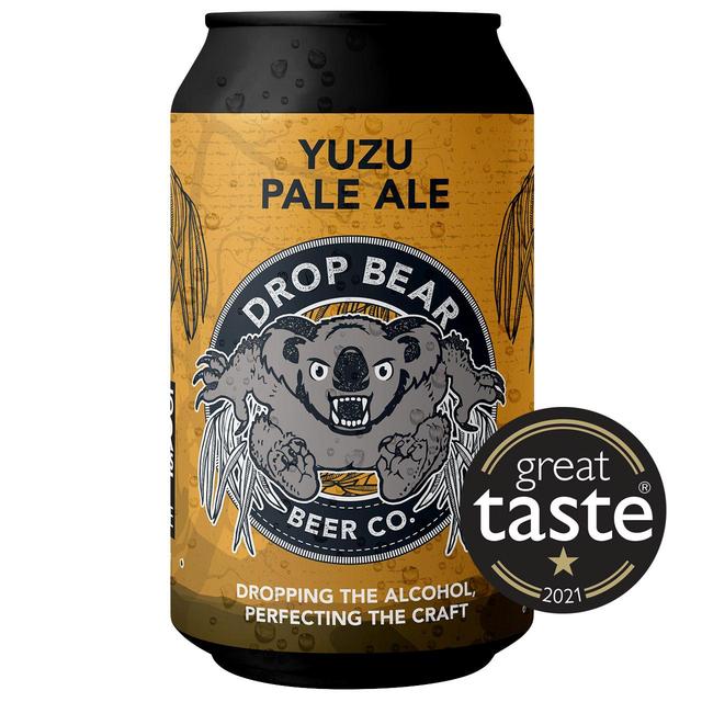 Drop Bear Beer Co. Yuzu Pale Ale 0.5% ABV   330ml GOODS M&S   