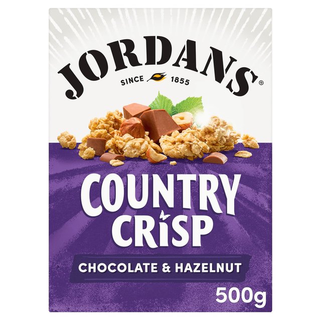 Jordans Country Crisp Chocolate & Hazelnut Breakfast Cereal   500g GOODS M&S   